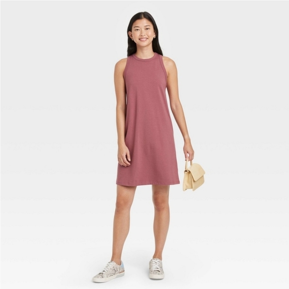 A New Day Dresses | Women's Knit Tank Dress - A New Day Size XL | Color: Pink | Size: XL | Bbarry368's Closet